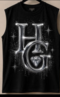 Chrome Diamond Sleeveless Tee