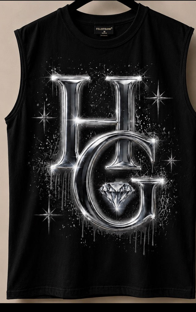 Chrome Diamond Sleeveless Tee