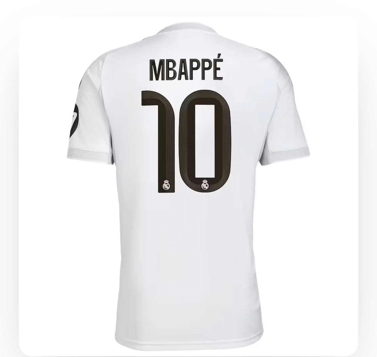 Madrid classic white Jersey