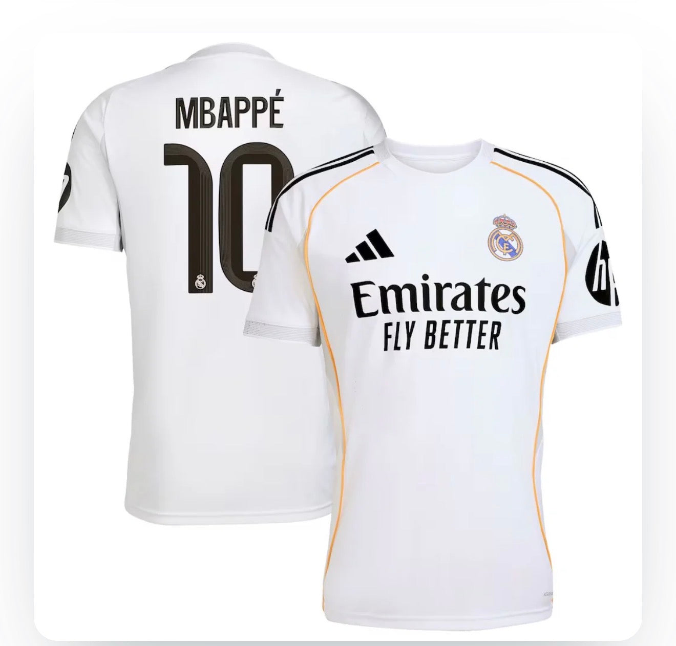 Madrid classic white Jersey