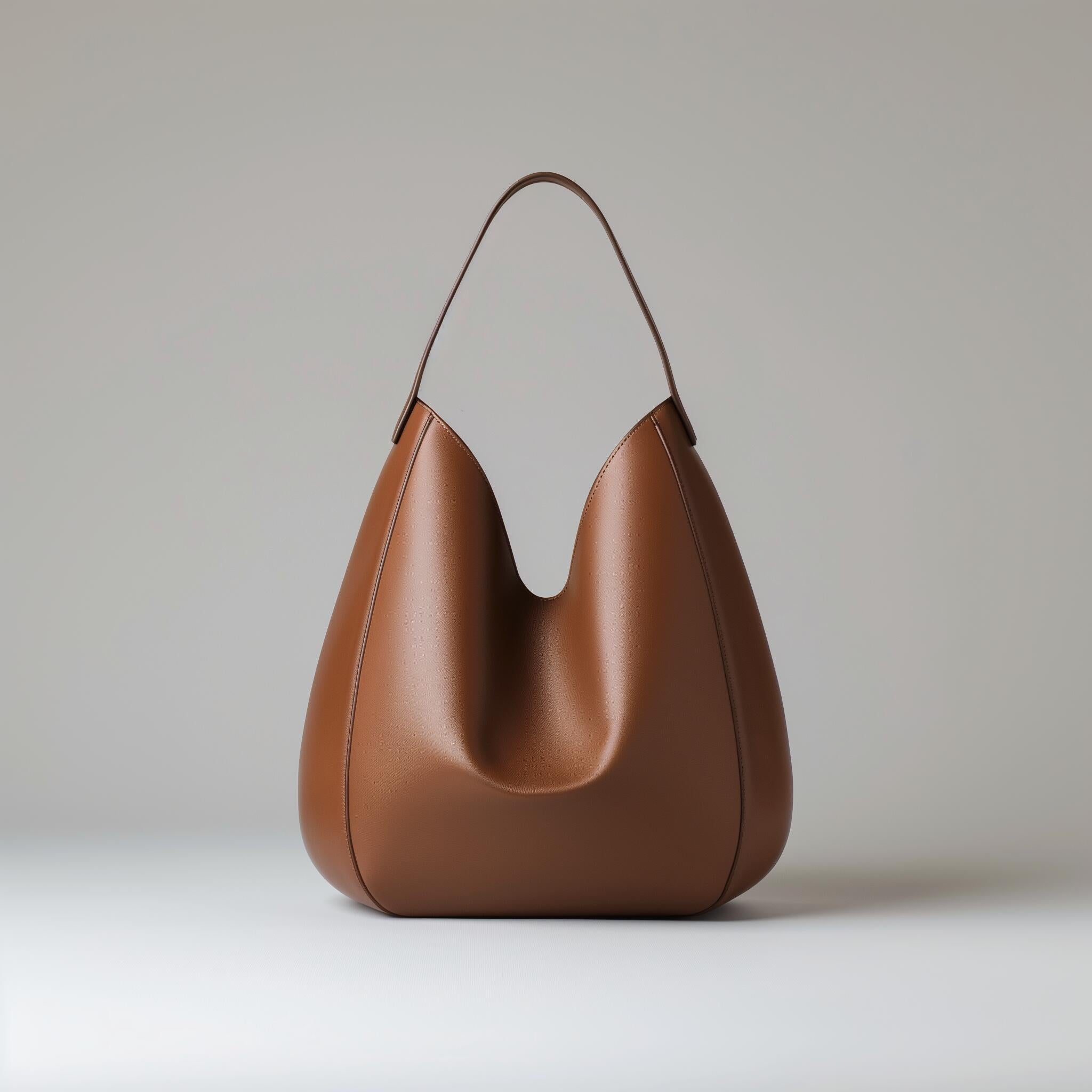 Brown leather bag